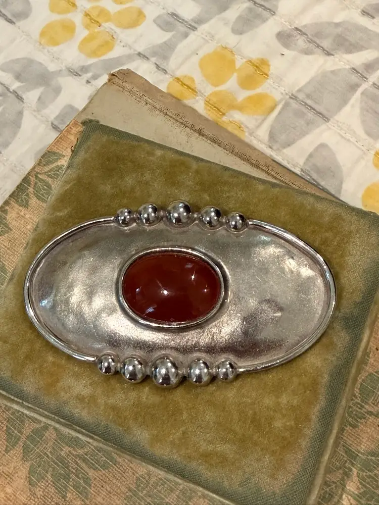 Dauplaise Silver Tone Brooch