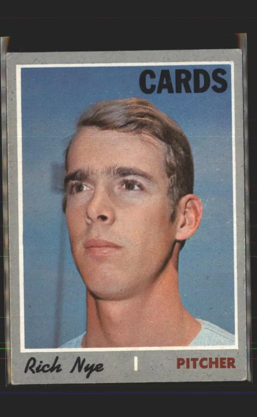 Rich Nye 1970 Topps #139 - () - St. Louis Cardinals