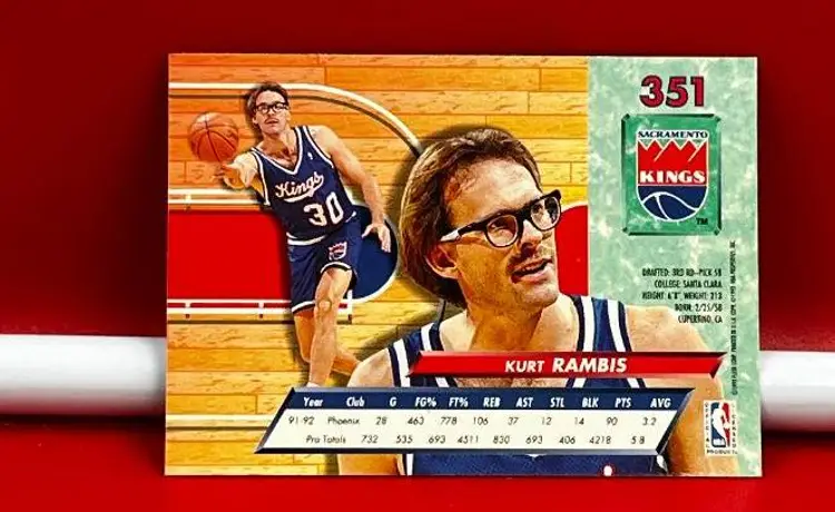 1993 Fleer Ultra Collector Basketball Trading Card Kings Kurt Rambis #351