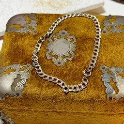 Sterling Silver Chain Bracelet 7”