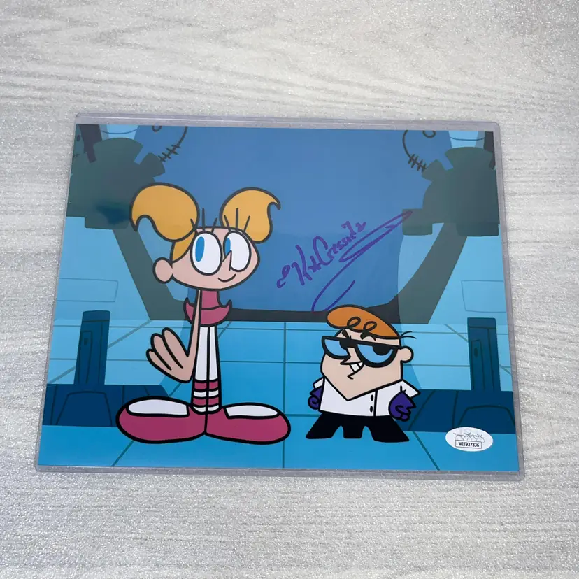 Kat Cressida Hand Signed 8x10 Photo Dee Dee On Dexter’s Lab Autograph JSA COA