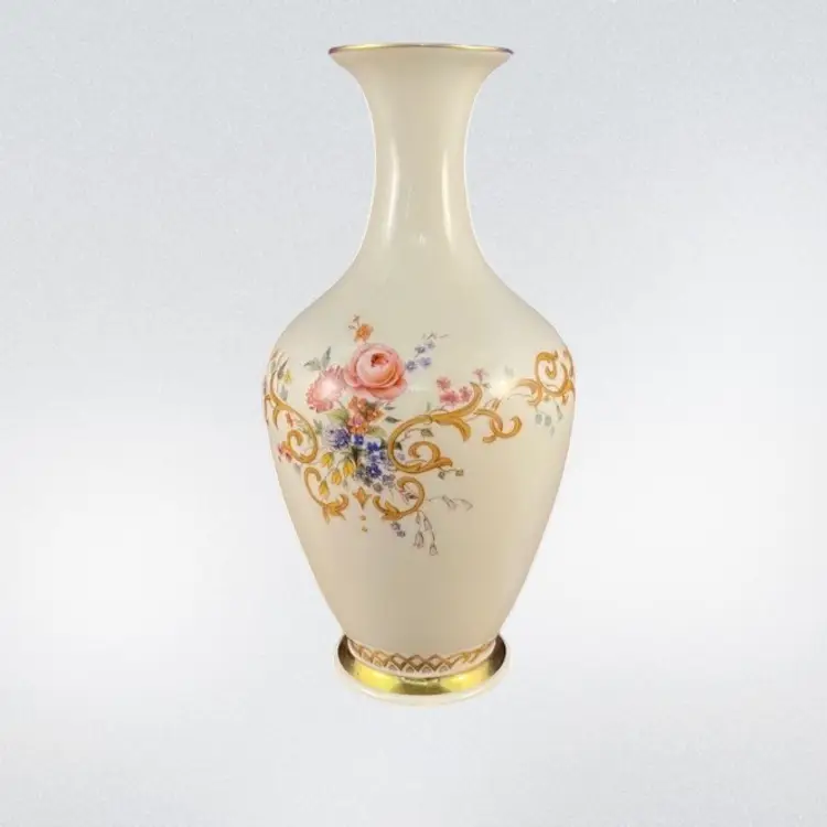 7" Bud Vase Queen's Garden by Lenox