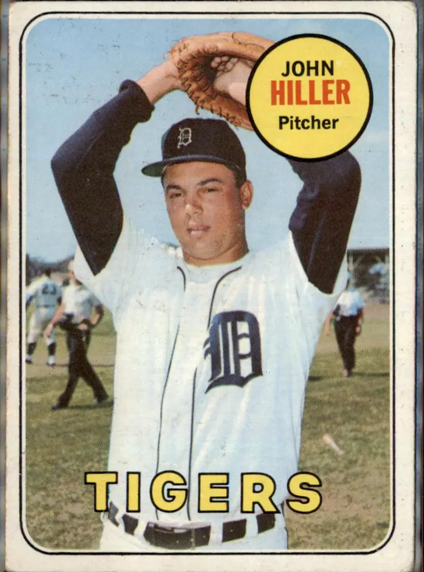 1969 Topps #642 John Hiller - (pk3) - Detroit Tigers