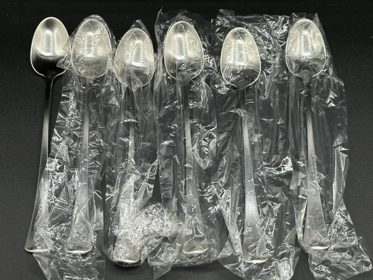 6- onieda cygnet ice tea spoons New