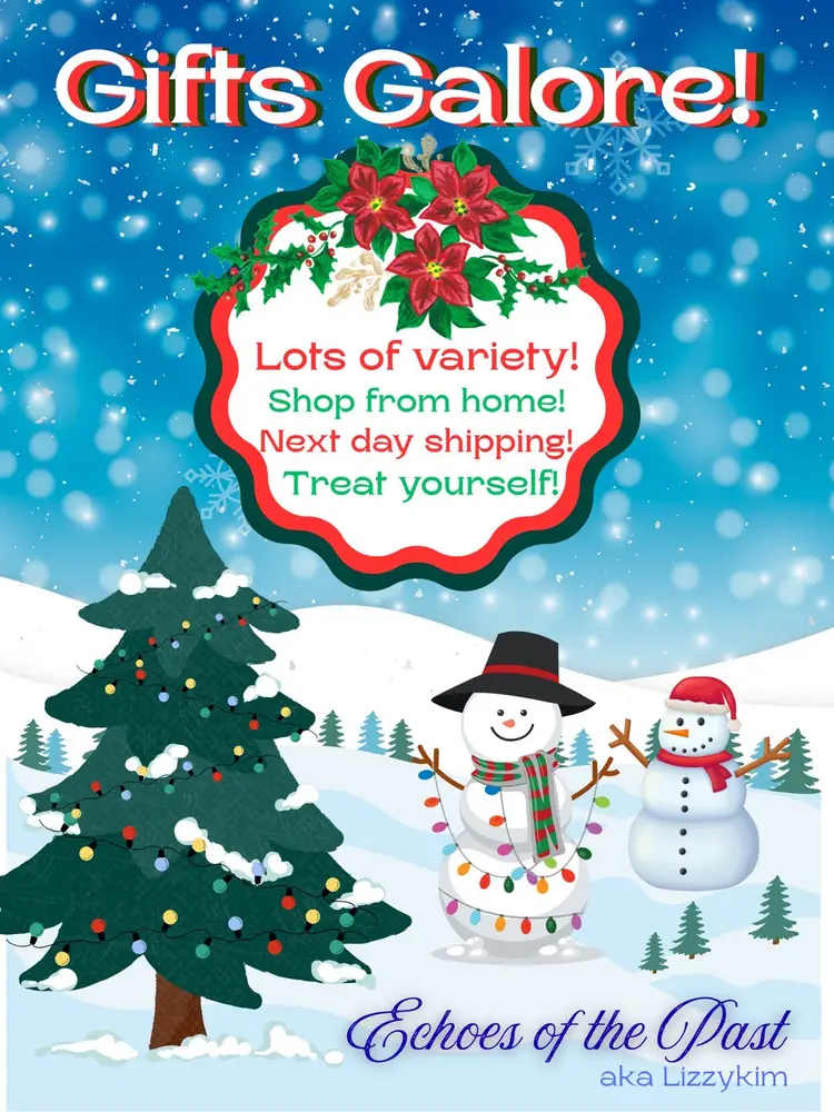 Need gifts? Large variety of choices to help you out! Some unlisted surprises too!