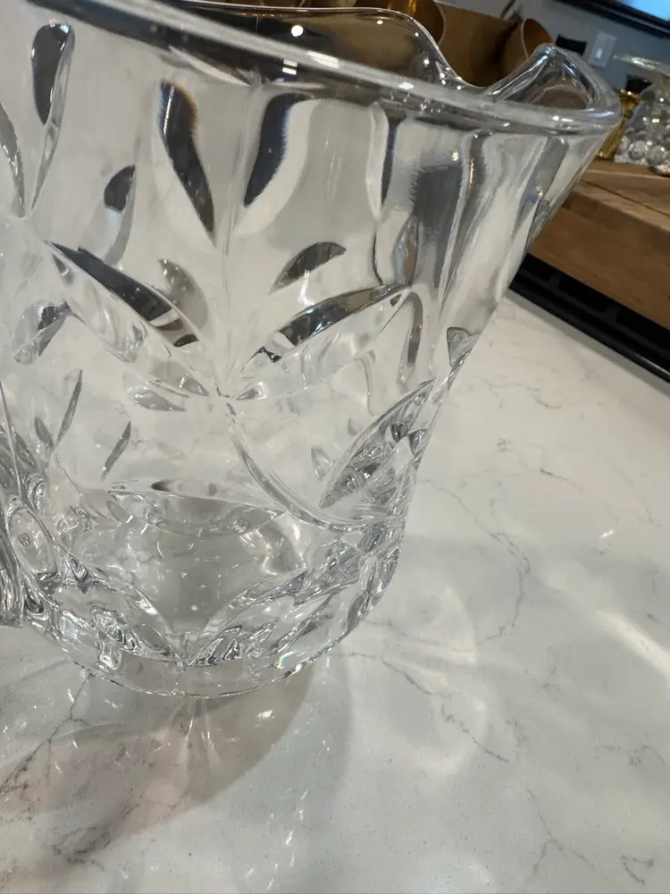 RCR Laurus Leaded Crystal Pitcher