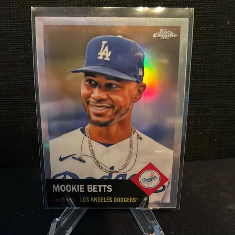 Mookie Betts Refractor 2022 Platinum Los Angeles Dodgers