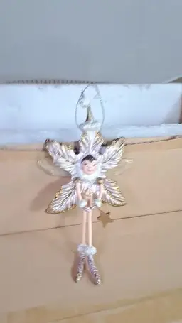 Case of 36 Fairy Flower Resin Ornaments