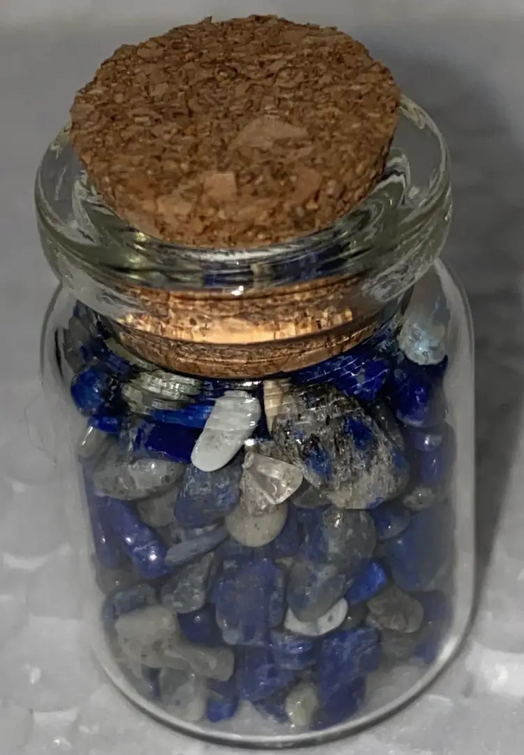 Just In, In Time For Christmas- 25% Off  Small Bottle Full Of Micro Rocks 🪨 Front And Back Photos (was $8) .75" X 1.25"