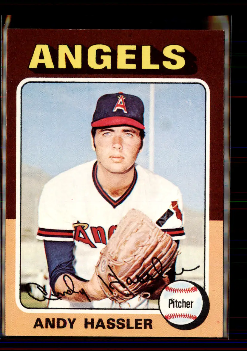 Andy Hassler 1975 Topps #261 - California Angels - (pk4-178)