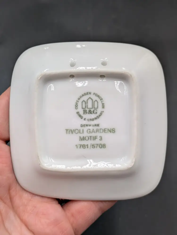 Bing & Grondahl Copenhagen numbered mini clown dish