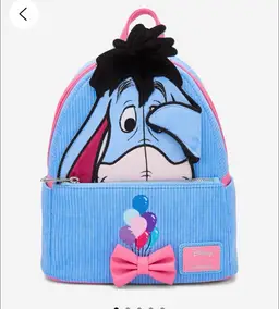 Loungefly Disney Winnie the Pooh Eeyore Peeking Corduroy Mini Backpack