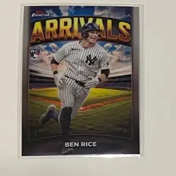 Ben Rice RC Finest Arrivals New York Yankees