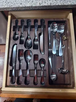The Black Walnut Heritage Flatware Organizer