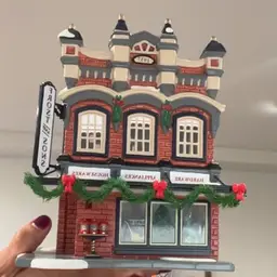 Dept 56 Snow Village Frost And Sons 5 And Dime Store Light Up Display