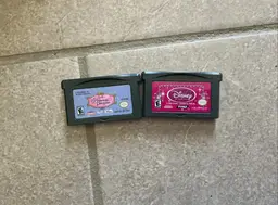 Nintendo Gameboy Advance Games-Barbie The Princess & The Pauper & Disney Princess