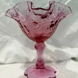 Fenton Dusty Rose Compote