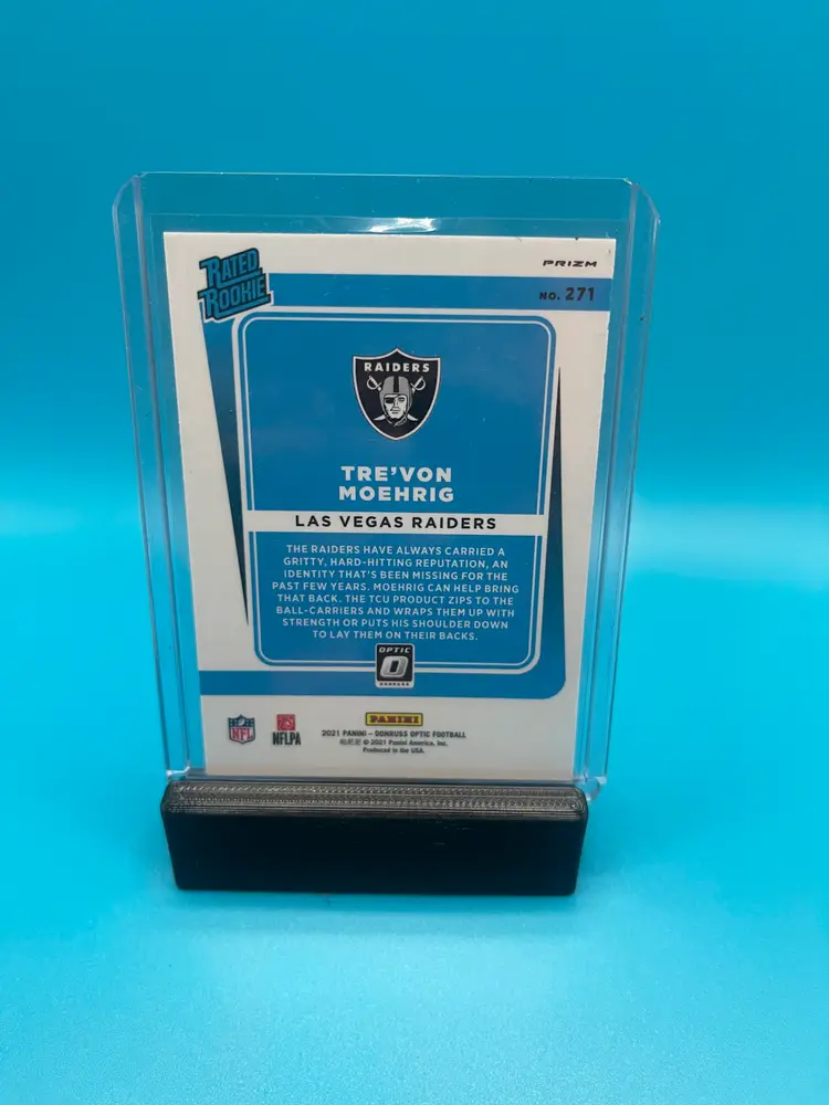 Tre’von Moehrig Rated Rookie Optic Holo Las Vegas Raiders