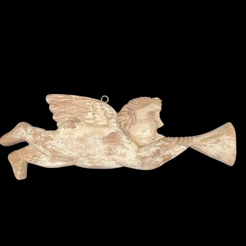 Weathered Carved Angel Wall Plaque From Suncountry Carmel By The Sea