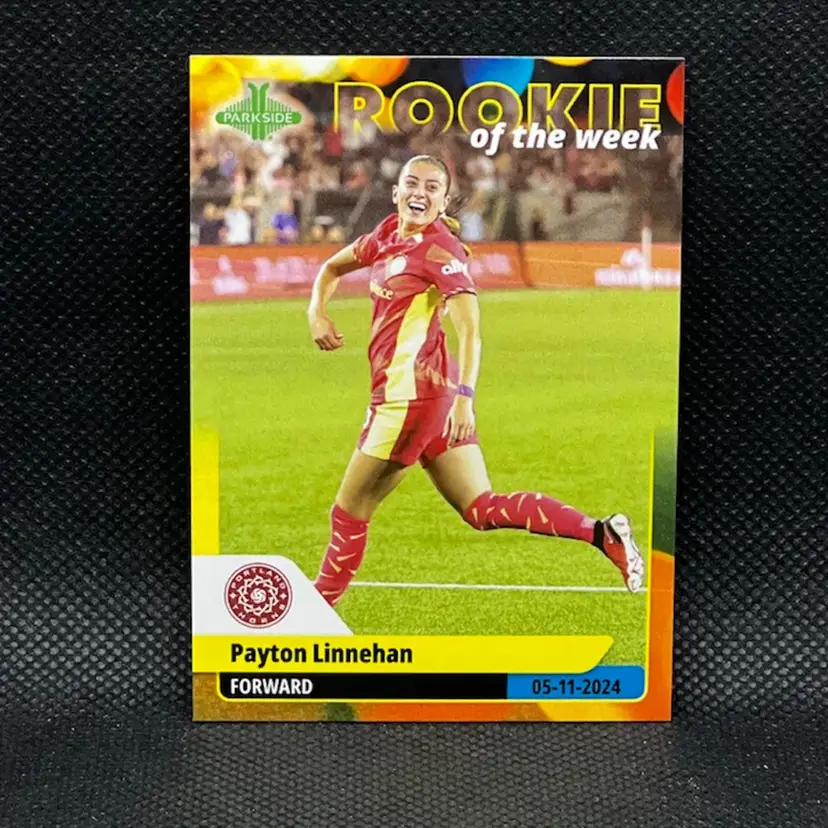 Payton Linnehan Parkside NWSL 2024 Chibi Subscriber /260 Rookie Of The Week Soccer Card