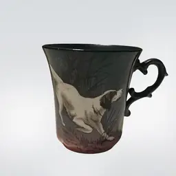 Laughlin tea cup. Hand Painted. Excellent condition. 3” tall 2 3/4 diameter