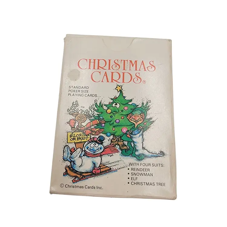 Christmas Poker Card Set