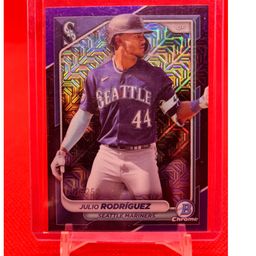 #27 Julio Rodriguez Bowman Mega Purple /250