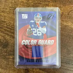 Saquon Barkley 2022 Zenith Color Guard Patch - New York Giants