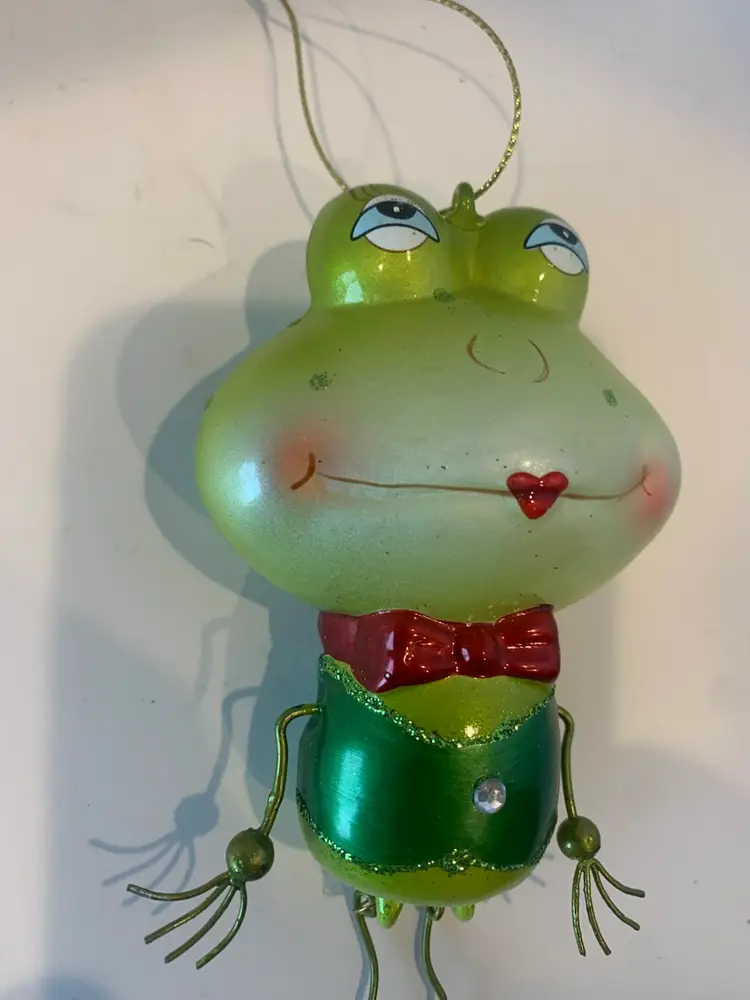 Frog Christmas Ornament