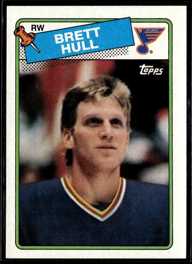 #93 Brett Hull 1988-89 Topps #66 Rookie *LIVE AUCTION*