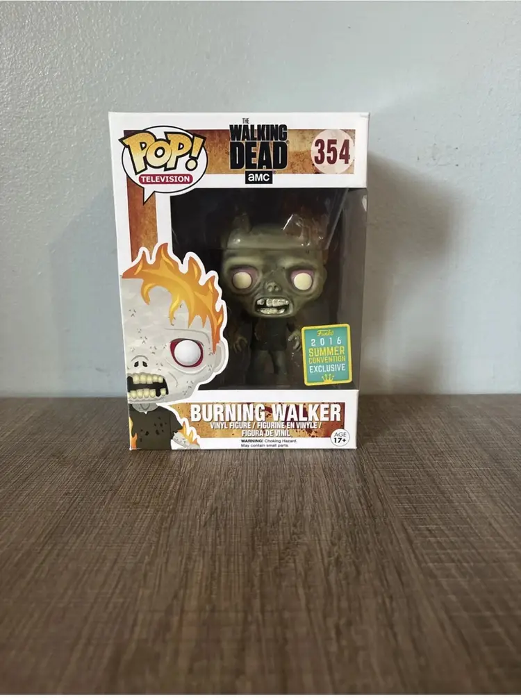 Funko Pop The Walking Dead - Burning Walker - San Diego Comic-Con 2016 Summer Convention Exclusive