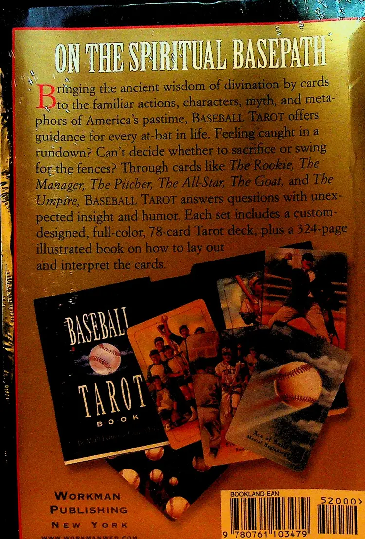 Baseball Tarot Book & Card Set