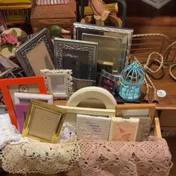 White Frame And Car Frame