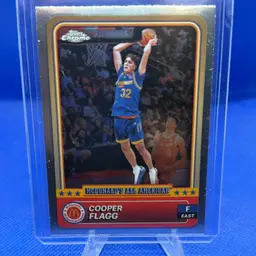 Cooper Flagg 2024 Topps Chrome McDonald’s All American Duke Blue Devils