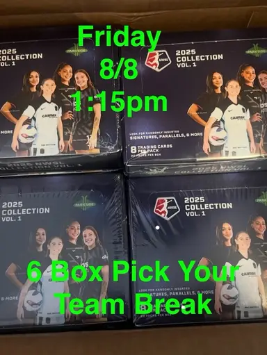 2025 Parkside NWSL Vol 1 - 6 Box PYT Break 1:15pm