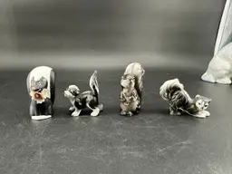 Skunk Figure Lot. 2” Tall
