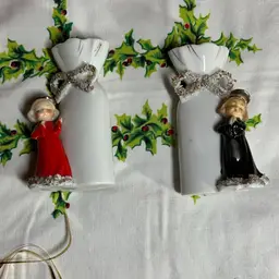 Set Of 2 Christmas Vases - Japan