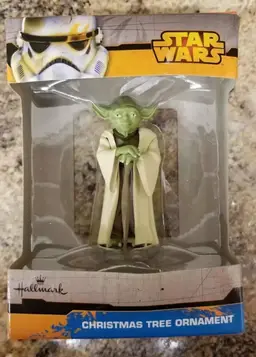 Star Wars Yoda Collectible Hallmark Christmas Ornament 2015 NIB