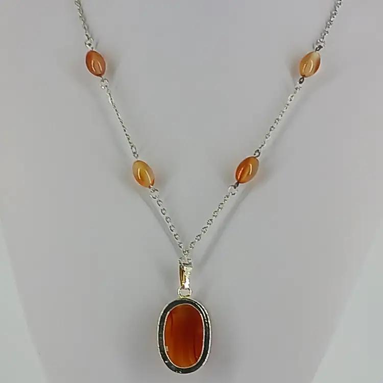 Eight Gemstone Necklace Lot