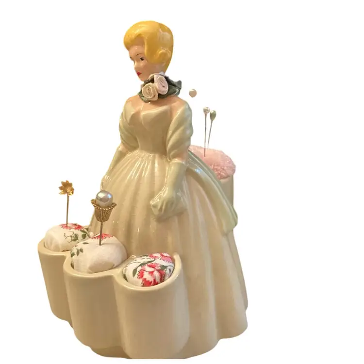 Vintage Lady Lipstick Holder