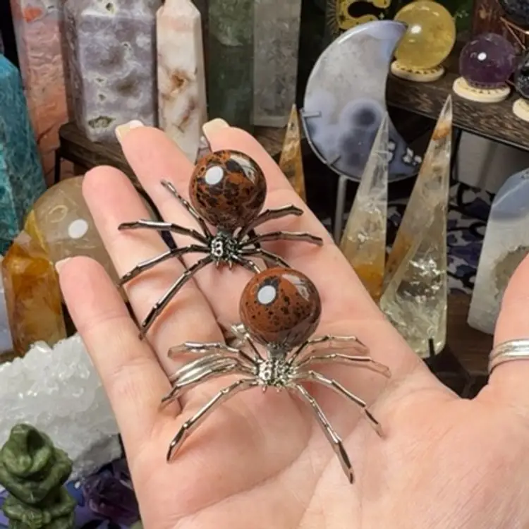 Spider Mahogany Obsidian