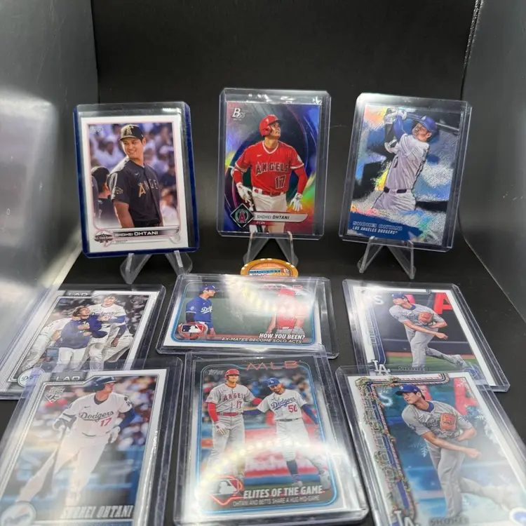 Shohei Ohtani 9-Card Lot Los Angeles Dodgers