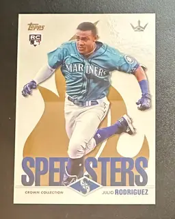 Julio Rodriguez Topps Crown Collection Speedsters (RC)