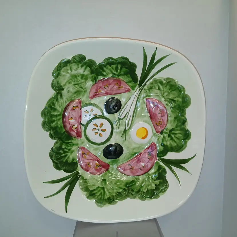 Los Angeles Potteries Vintage Large Salad Bowl/Serving Dish - MCM