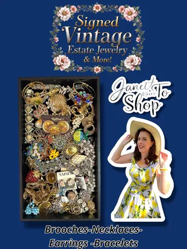 Let’s Dig Through My Tray Of Vintage Estate Jewelry! Low Start Prices 🥰