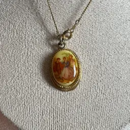 Courting Couple Necklace