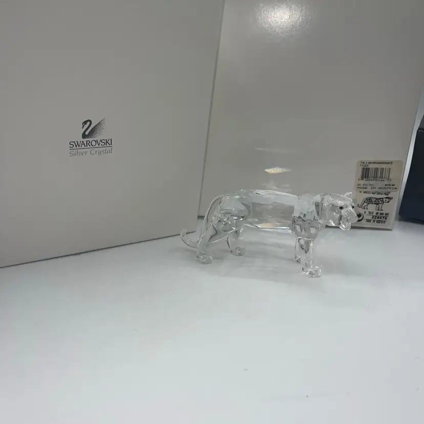 Swarovski Endangered Species Tiger 5” x2.5” With Box Item 220470