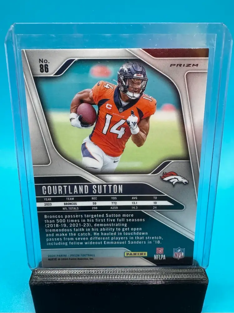 Courtland Sutton Prizm Silver Denver Broncos
