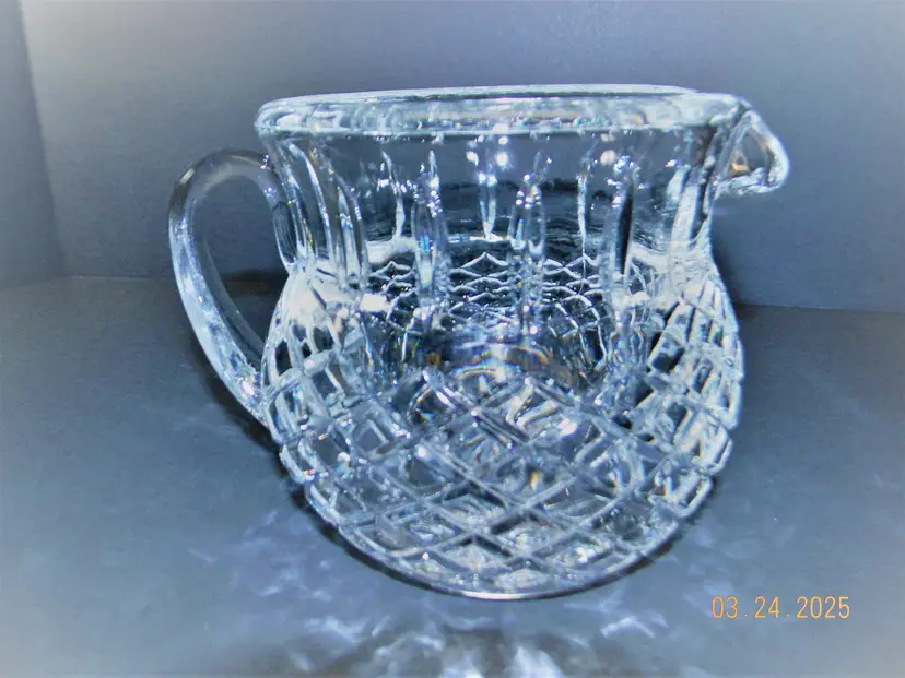 FTD Crystal Pitcher or Vase very heavy