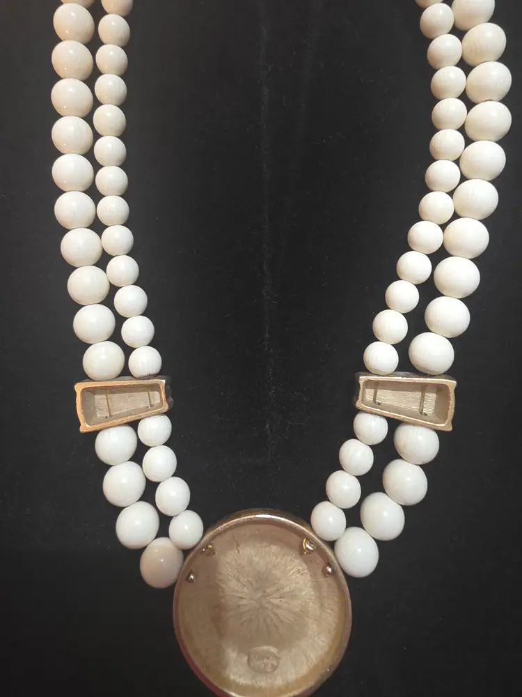 Vintage Napier Runway Book Piece Zambique Necklace